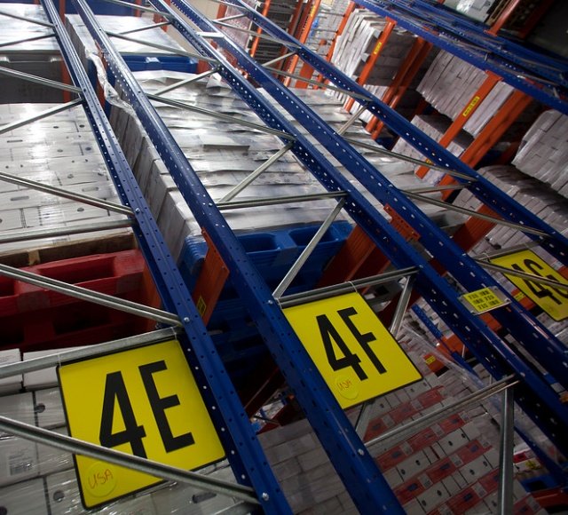 Vriesopslag met registratie- en bewakingssysteem