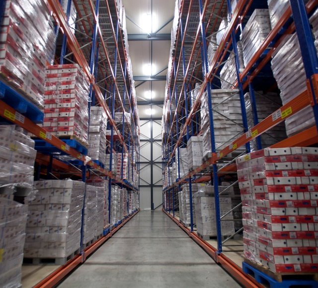 Vriesopslag met Warehouse Management Systeem